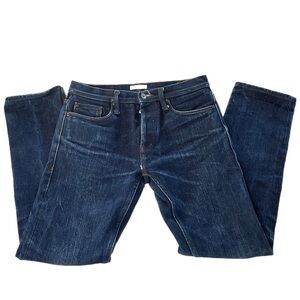 Unbranded Brand UB221 21oz Heavyweight Indigo Selvedge Tapered Fit Jeans